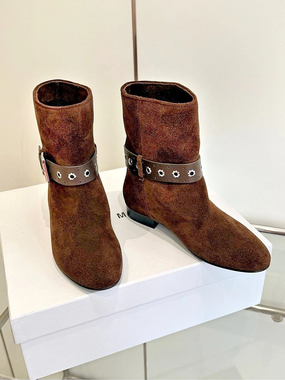 Isabel Marant Suede Ankle Boots in Brown EU 37 Like New